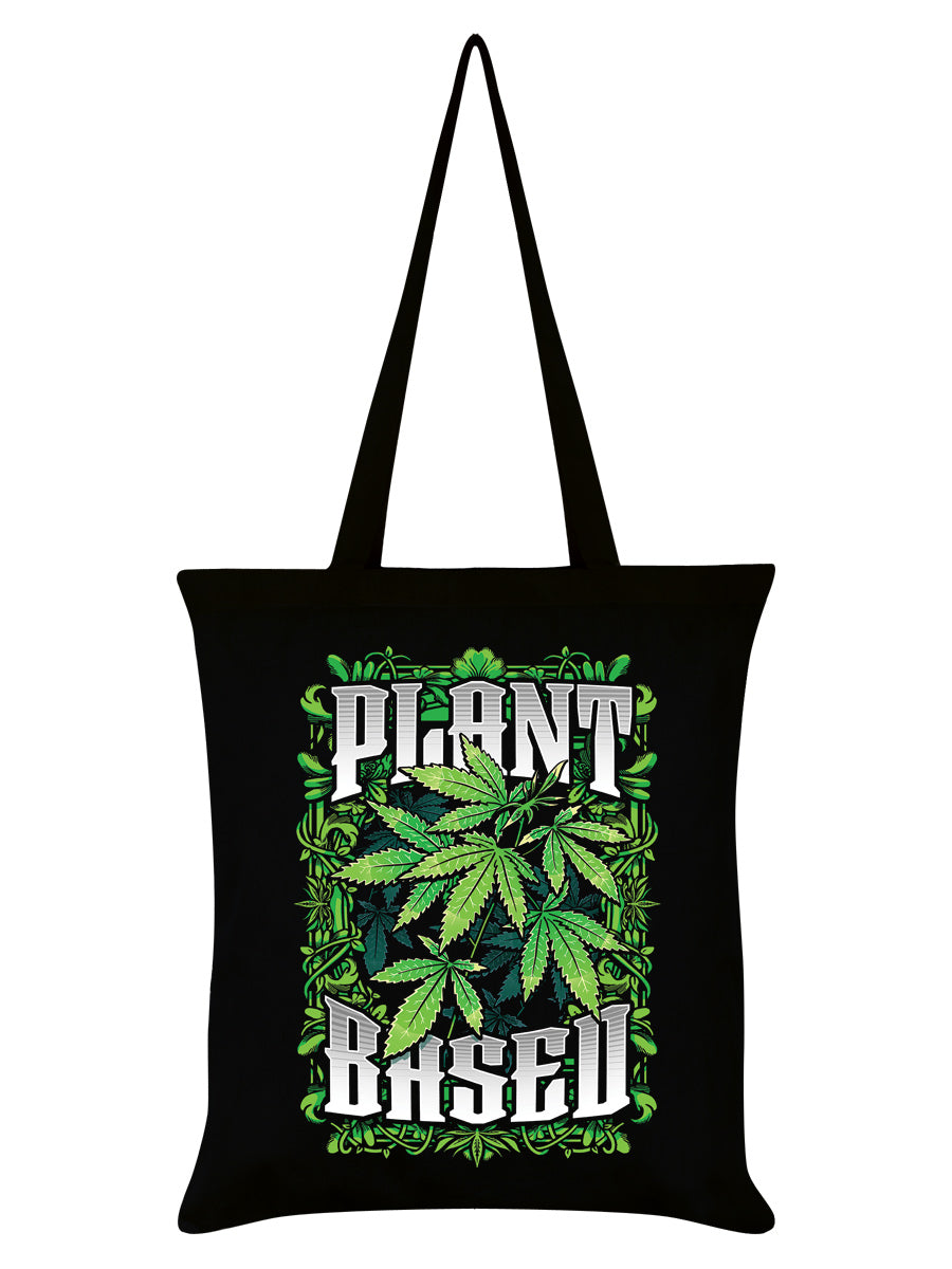 Plant Based Black Tote Bag