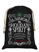 Summon The Holiday Spirit Black Hessian Santa Sack