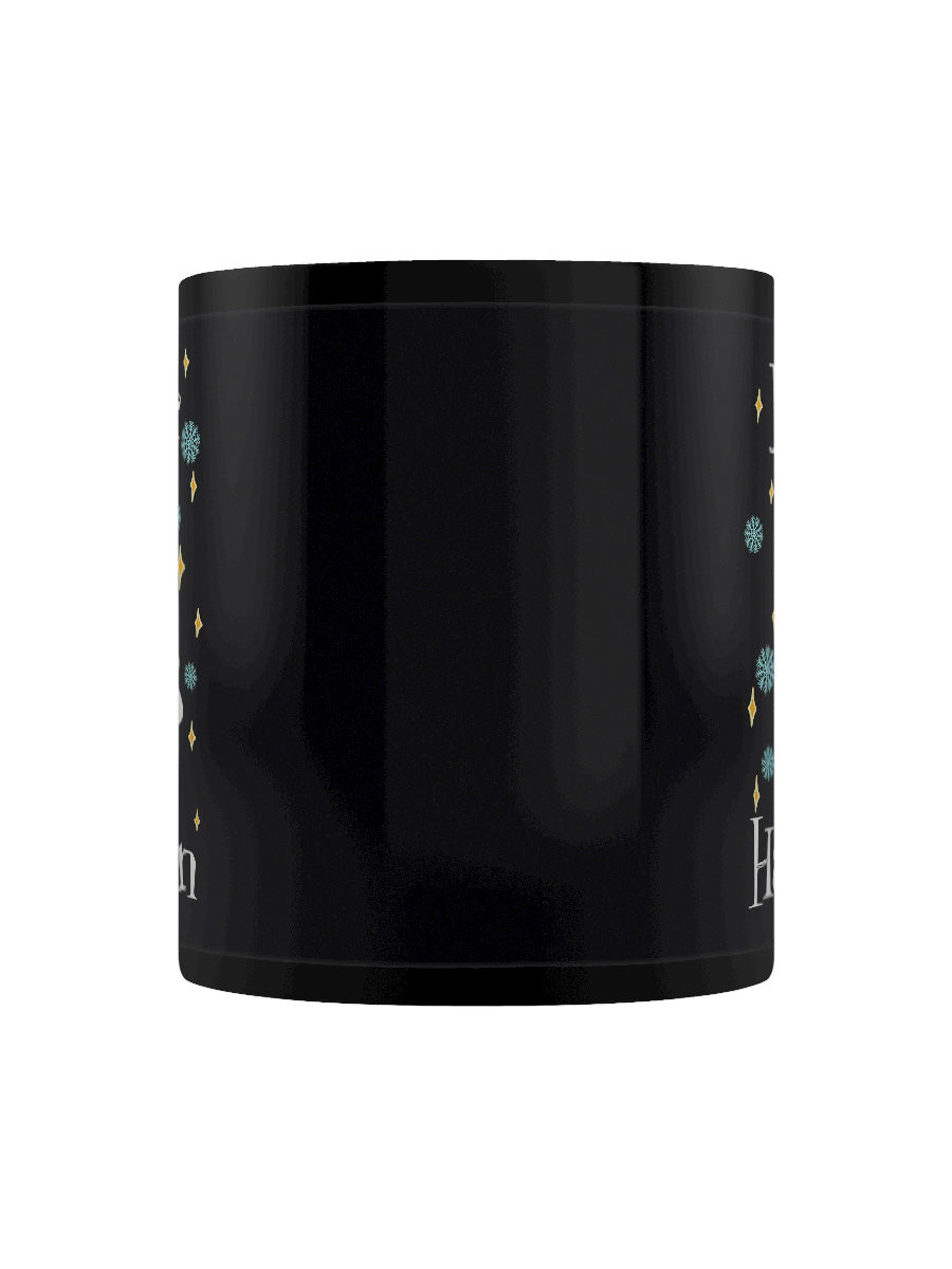 I Prefer Halloween Ghost Black Mug