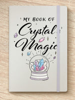 My Book of Crystal Magic Cream A5 Hard Cover Notebook