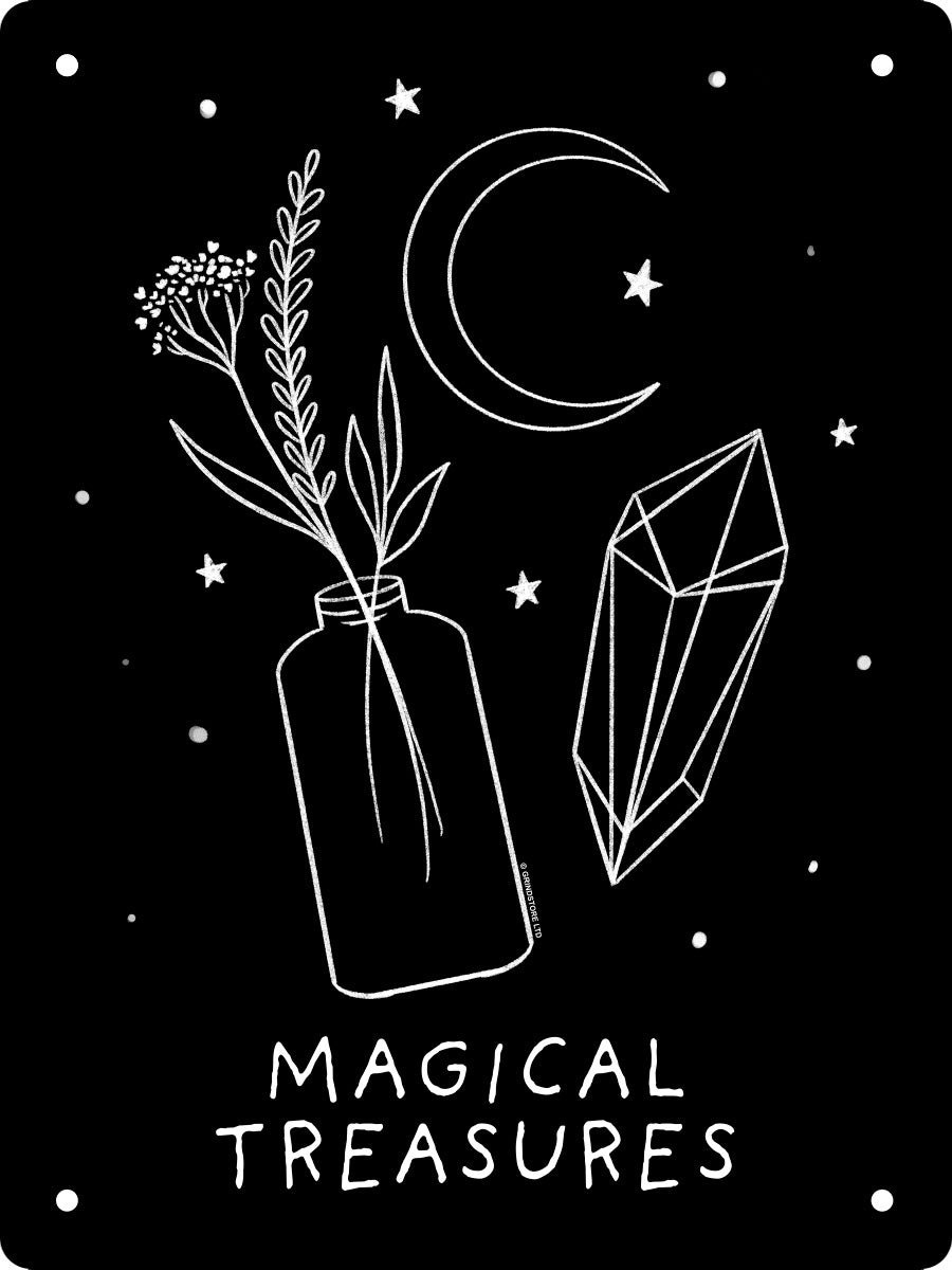 Magical Treasures Mini Tin Sign