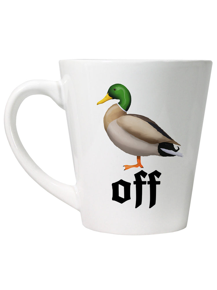 Duck Off Latte Mug
