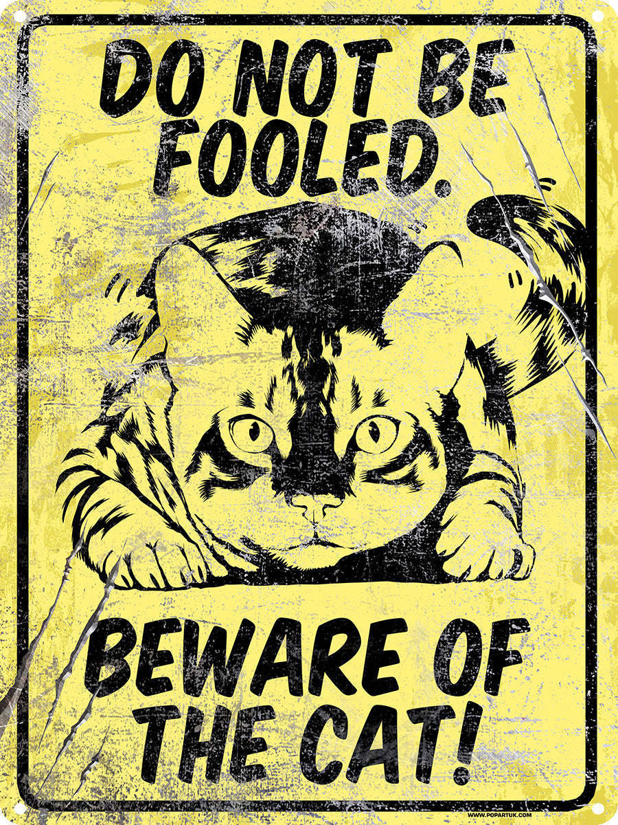 Do Not Be Fooled Tin Sign
