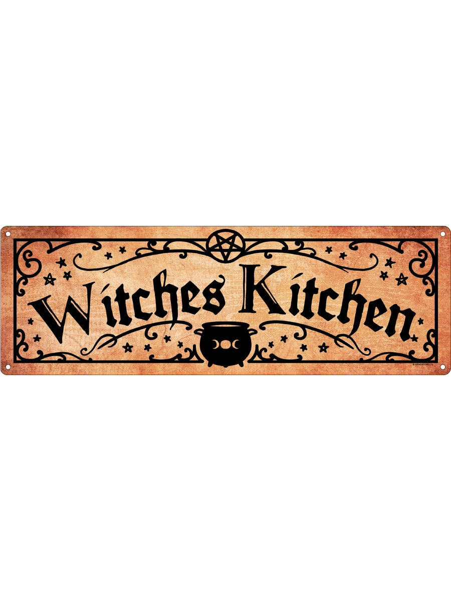 Witches Kitchen Slim Tin Sign