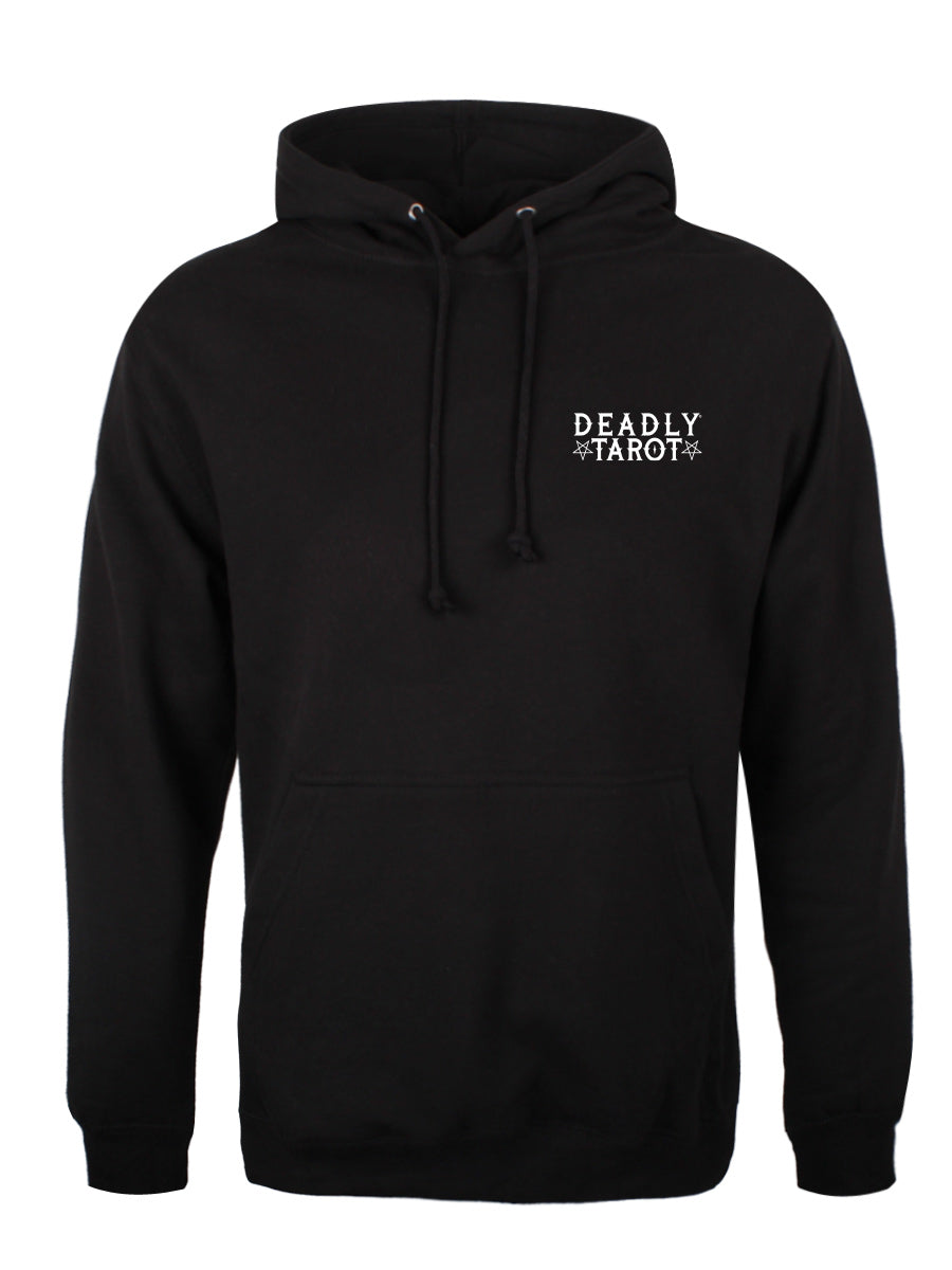 Deadly Tarot Legends - The Dragon Unisex Black Pullover Hoodie