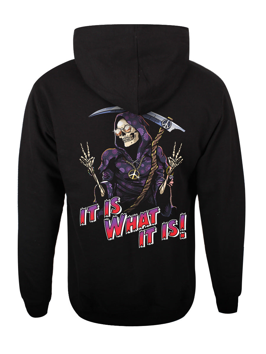 It Is What It Is Unisex Black Pullover Hoodie