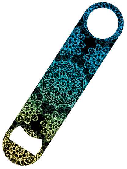 Metallic Kaleidescope Bar Blade Bottle Opener