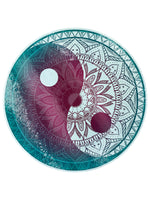 Unorthodox Collective Yin Yang Circular Glass Chopping Board