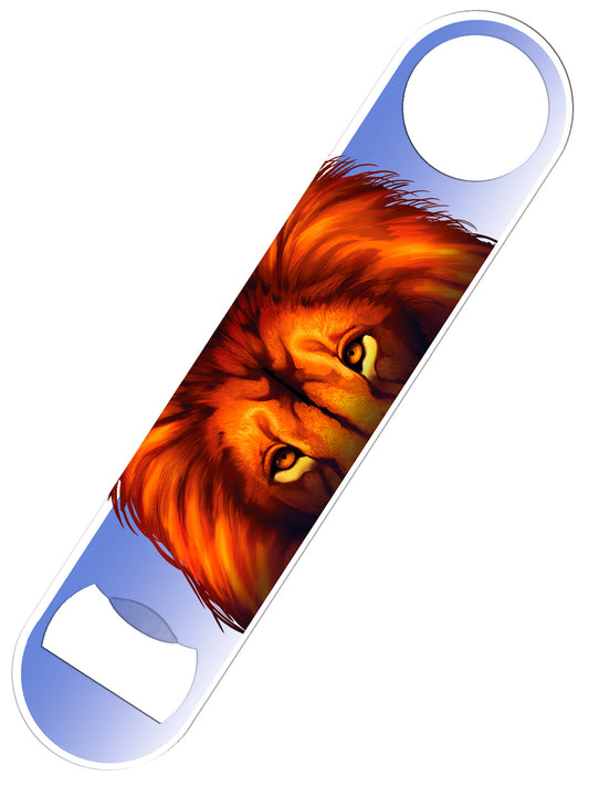 Inquisitive Creatures Lion Bar Blade Bottle Opener