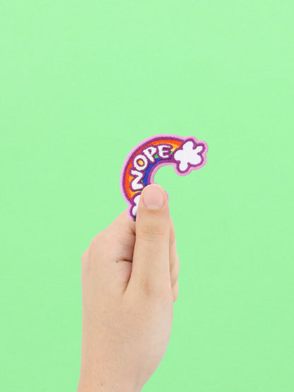 Nope Rainbow Patch