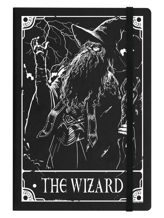 Deadly Tarot - The Wizard Black A5 Hard Cover Notebook