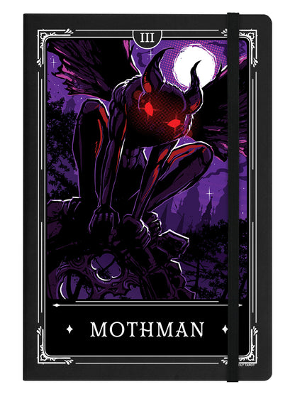 Deadly Tarot Legends - Mothman Black A5 Hard Cover Notebook