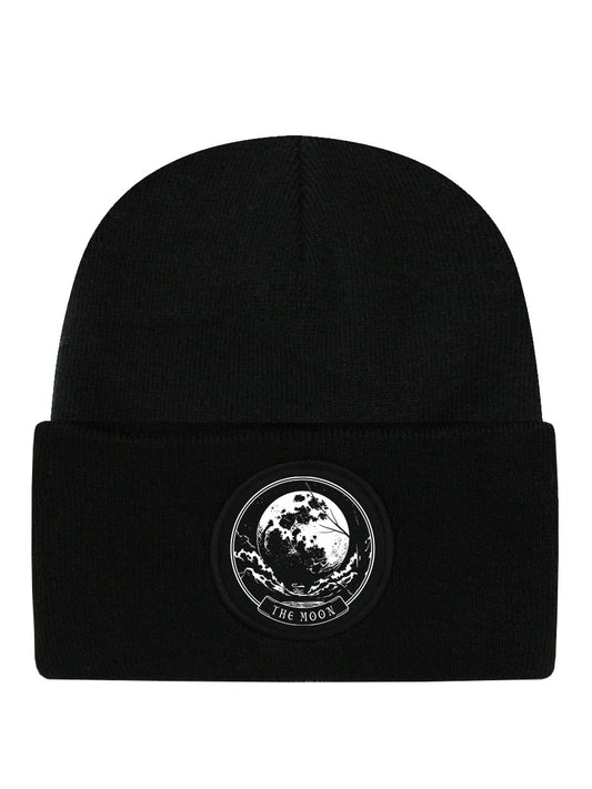 Deadly Tarot - The Moon Black Beanie