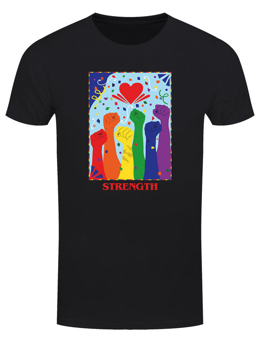 Deadly Tarot Pride - Strength Men's Premium Black T-Shirt