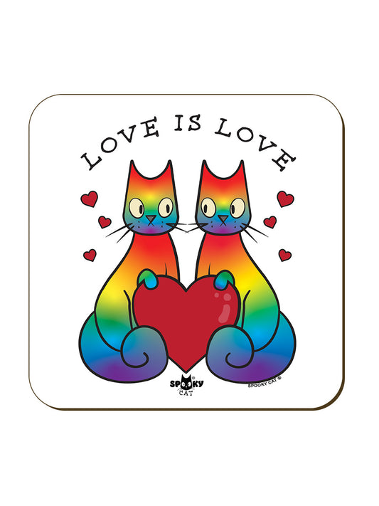 Spooky Cat Love is Love Coaster