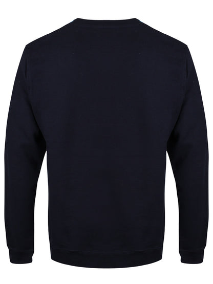 We Wish You A Scary Christmas Navy Blue Christmas Jumper