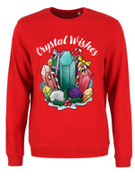 Crystal Wishes Ladies Red Christmas Jumper
