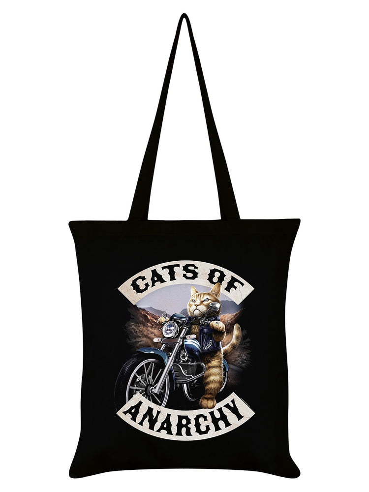 Horror Cats Cats Of Anarchy Black Tote Bag