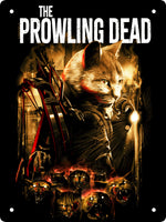 Horror Cats The Prowling Dead Mini Tin Sign