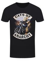 Horror Cats Cats Of Anarchy Men's Black T-Shirt