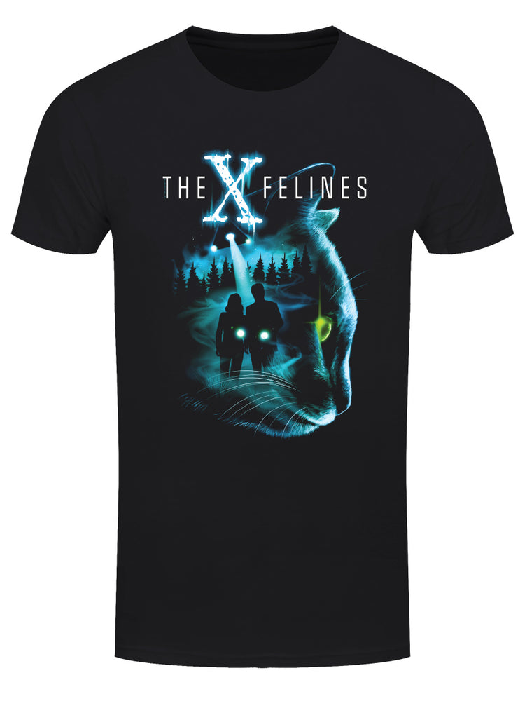 Horror Cats The X-Felines Men's Black T-Shirt