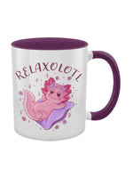 Relaxolotl Purple Inner 2-Tone Mug