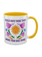 Make Your Soul Shine Yellow Inner 2-Tone Mug