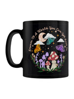 Forest Friends A World You Can Get Lost In Black Mug