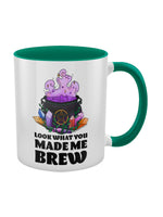 Look What You Made Me Brew Green Inner 2-Tone Mug
