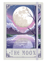 Deadly Tarot Awakening - The Moon Cream A5 Hard Cover Notebook