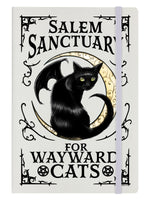 Salem Sanctuary For Wayward Cats Cream A5 Hard Cover Notebook