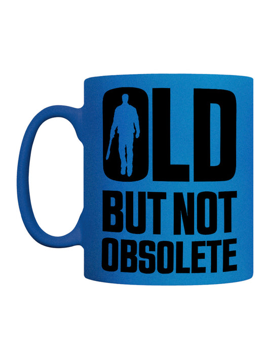 Old But Not Obsolete Blue Neon Mug