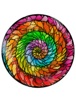 Rainbow Spiral Circular Chopping Board