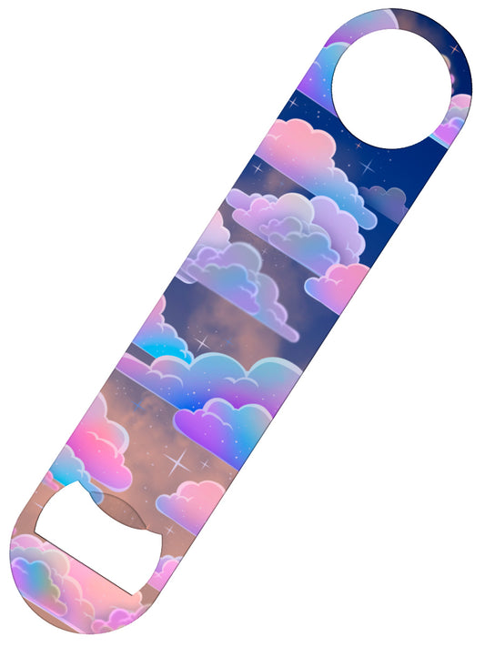 Pastel Clouds Bar Blade Bottle Opener
