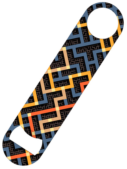 Geo Maze Bar Blade Bottle Opener