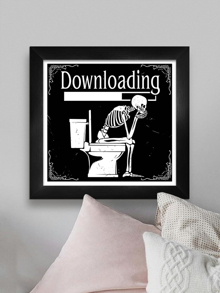 Downloading Framed Print