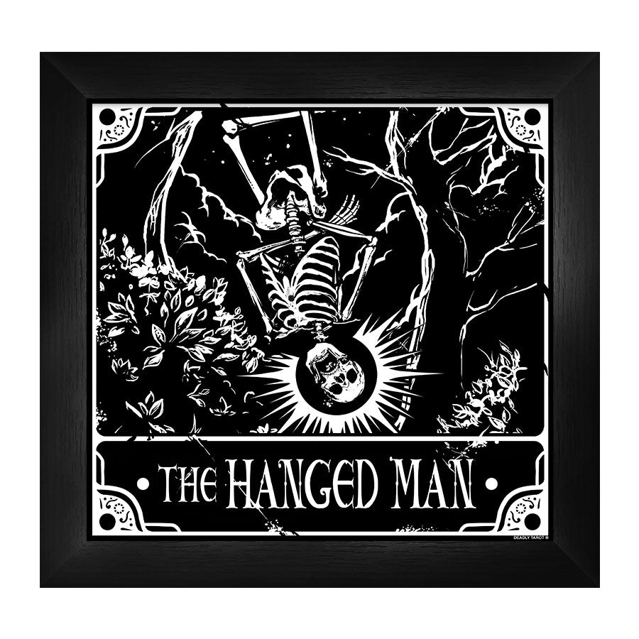 Deadly Tarot The Hanged Man Framed Print