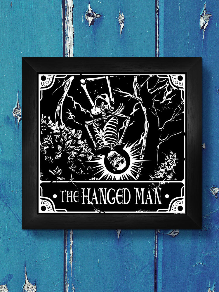 Deadly Tarot The Hanged Man Framed Print