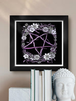 Pagan Pentagram Framed Print