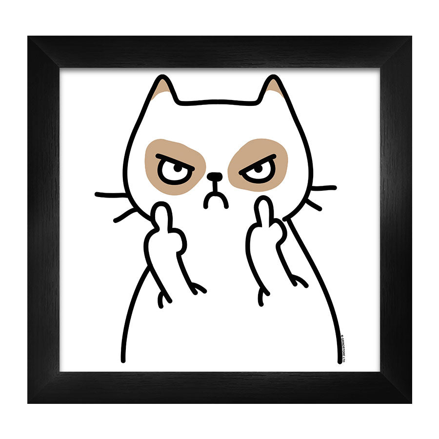 Muther Fluffer Framed Print