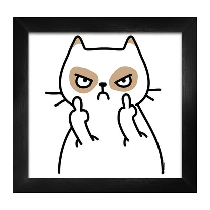 Muther Fluffer Framed Print