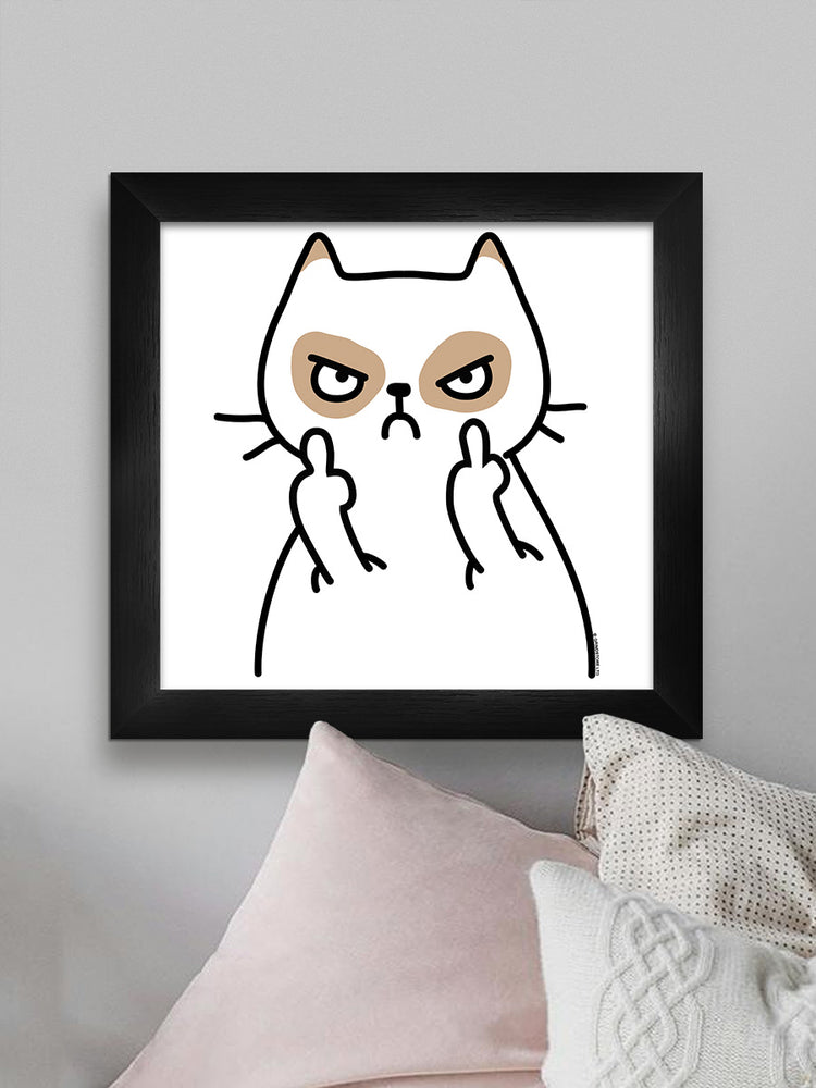 Muther Fluffer Framed Print