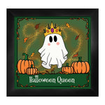 Galaxy Ghouls Halloween Queen Framed Print