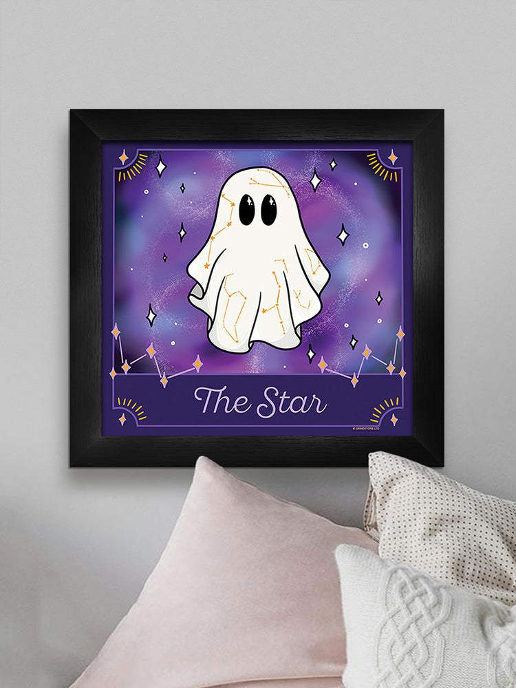 Galaxy Ghouls The Star Framed Print