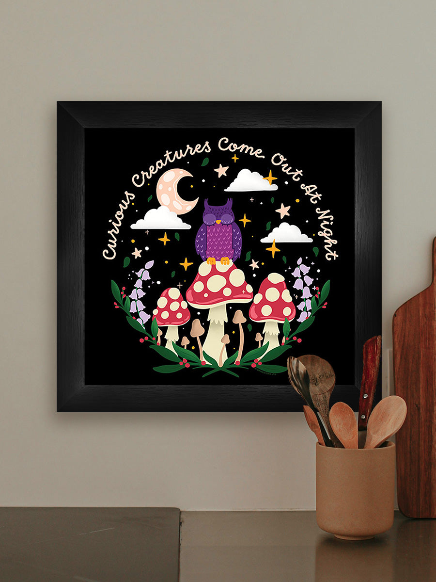 Forest Friends Curious Creatures Framed Print