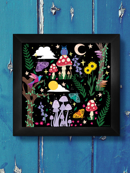 Forest Friends A World You Can Get Lost In Framed Print