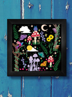 Forest Friends A World You Can Get Lost In Framed Print