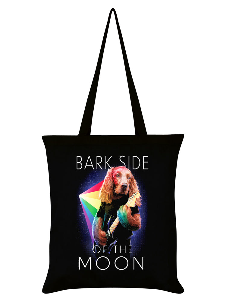 Playlist Pets Bark Side Of The Moon Black Tote Bag