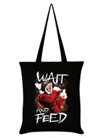 Playlist Pets Wait and Feed Black Tote Bag