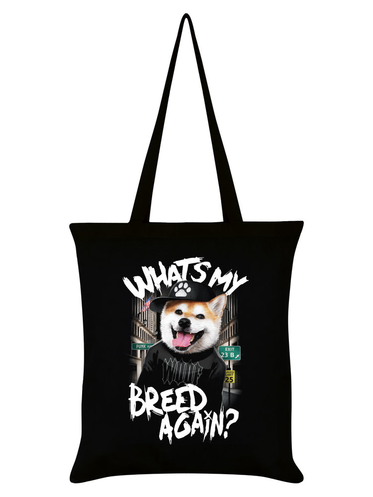 Playlist Pets What's My Breed Again? Black Tote Bag